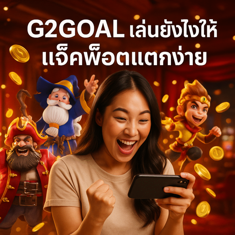 G2GOAL เล่นยังไงให้แจ็คพ็อตแตกง่าย