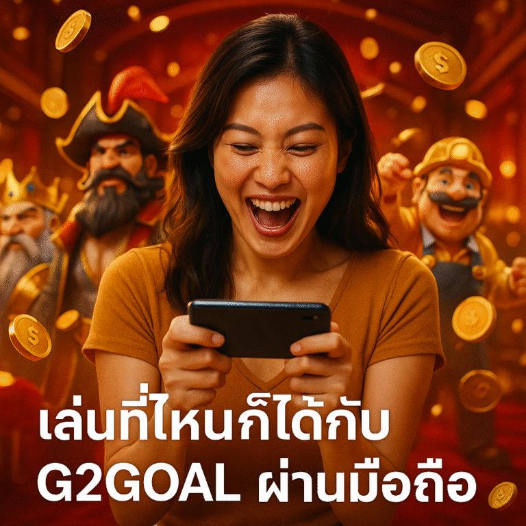 เล่นที่ไหนก็ได้กับ G2GOAL ผ่านมือถือ