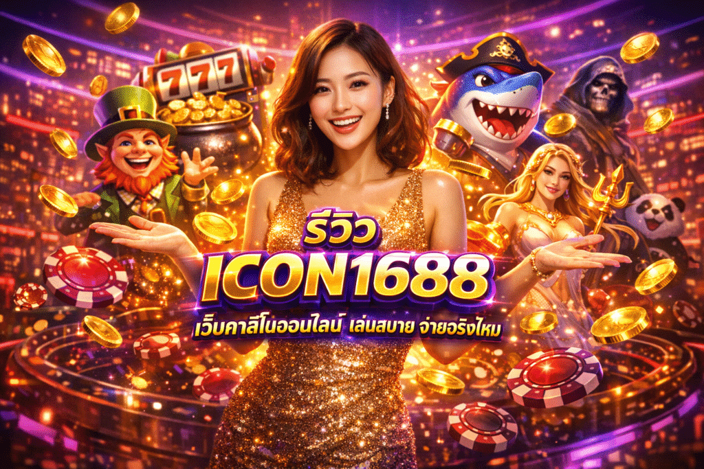 รีวิว ICON1688 เว็บคาสิโนออนไลน์ เล่นสบาย จ่ายจริงไหม